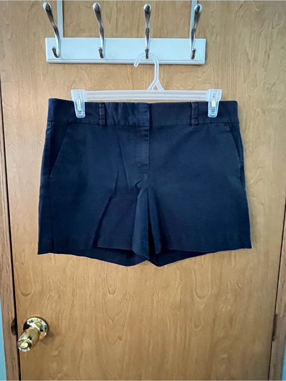 Talbots Women's Navy The Daily Shorts Tailored Size 14 Waist 36”Rise 10” EUC